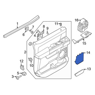 Ford OE - Rear Right Speaker Cover