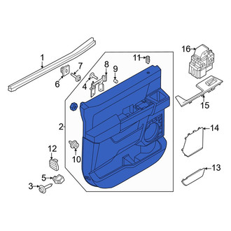 Ford OE - Front Left Inner Door Interior Trim Panel