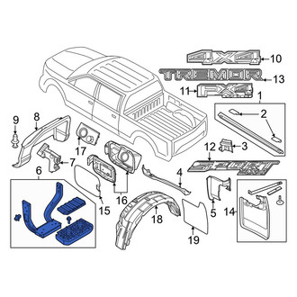 Ford OE - Rear Right Running Board