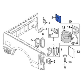 Ford OE - Rear Truck Bed Panel Reinforcement