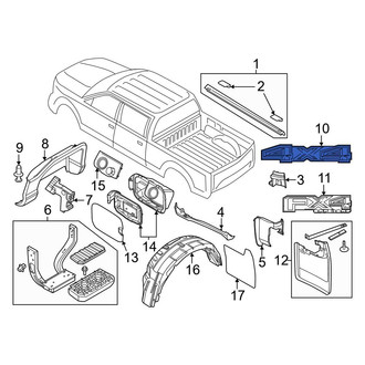 Ford OE - Rear Truck Bed Decal