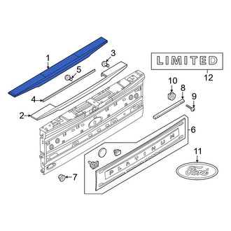 Ford OE - Rear Upper Tailgate Molding