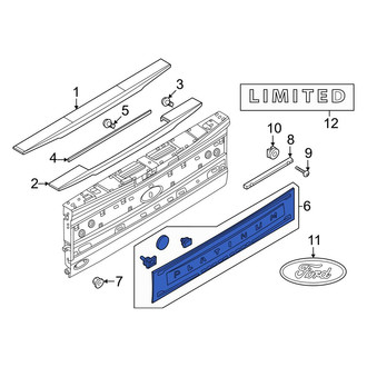 Ford OE - Rear Tailgate Trim Cover