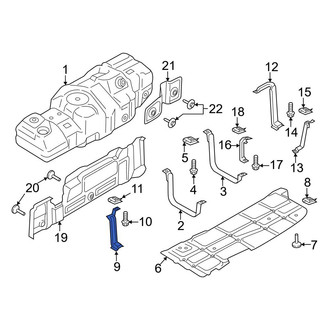 Ford OE - Front Fuel Tank Skid Plate Bracket