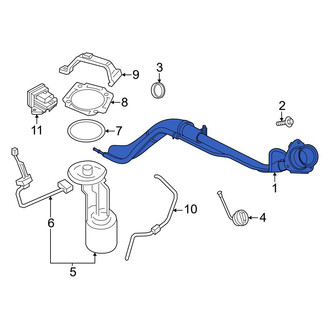 Ford OE - Fuel Tank Filler Neck