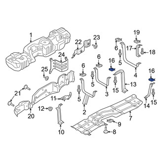 Ford OE - Drive Motor Inverter Nut
