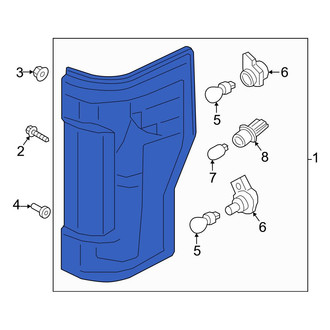 Ford OE - Rear Left Tail Light Assembly