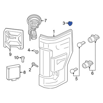 Ford OE - Tail Light Clip