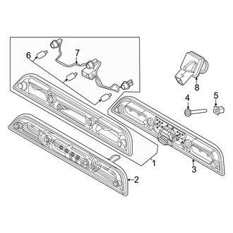 Ford OE - Rear Lamps - High Mounted Stop Lamp (Regular Cab / SuperCab / Crew Cab)