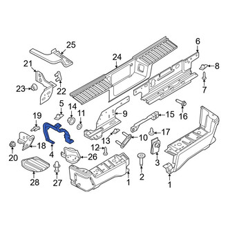 Ford OE - Right Bumper Face Bar Bracket