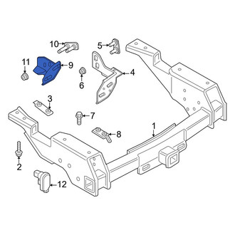 Ford OE - Rear Left Outer Bumper Face Bar Reinforcement Beam Bracket