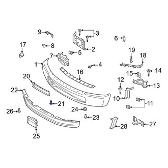 Ford OE - Bumper Impact Strip Clip