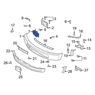 Ford OE - Front Right Radiator Support Air Deflector