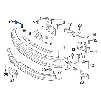 Ford OE - Front Right Bumper Joint Cover