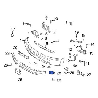 Ford OE - Front Right Fog Light Trim