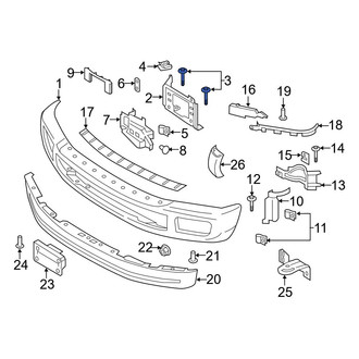 Ford OE - Roof Side Rail Bolt