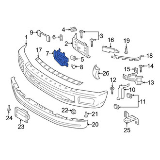 Ford OE - Front Left Radiator Support Air Duct