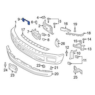 Ford OE - Front Right Bumper Joint Cover