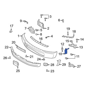 Ford OE - Front Left Outer Bumper Face Bar Bracket