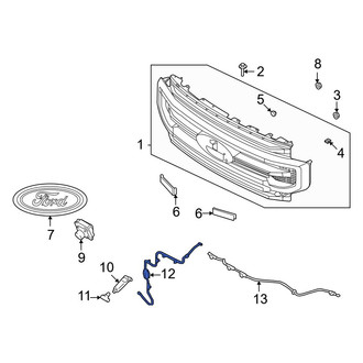 Ford OE - Front Headlight Washer Hose
