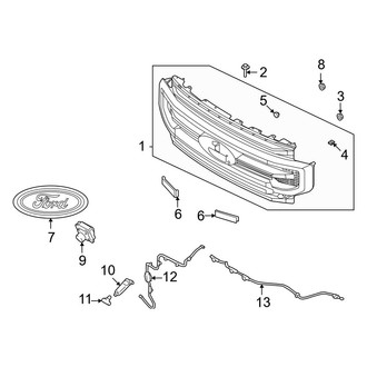 Ford OE - Grille & Components (King Ranch / Platinum)
