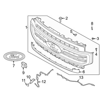Ford OE - Grille & Components (Lariat Crew Cab)