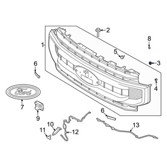 Ford OE - Grille Nut