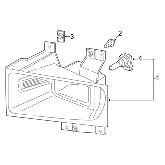 Ford OE - Front Lamps - Fog Lamps (Halogen), (Regular Cab / Crew Cab)