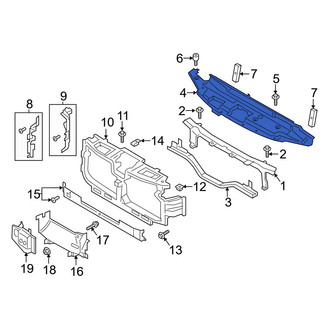 Ford OE - Front Radiator Support Access Cover