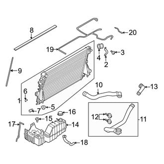 Ford OE - Cooling - Radiator & Components (Main)