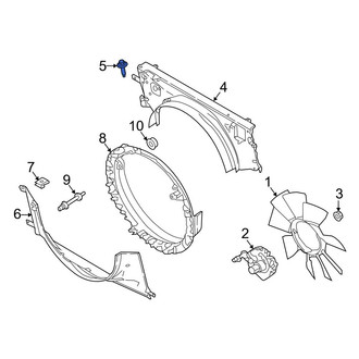 Ford OE - Engine Cooling Fan Shroud Bolt