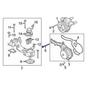 Ford OE - Engine Water Pump Bolt