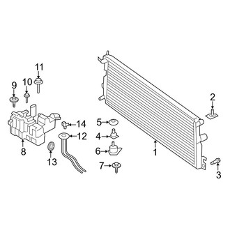 Ford OE - Cooling - Radiator & Components (Auxiliary), (Crew Cab 6.7L)