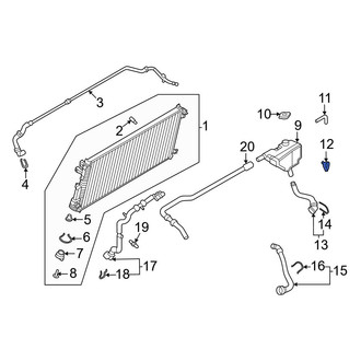 Ford OE - Engine Coolant Overflow Hose