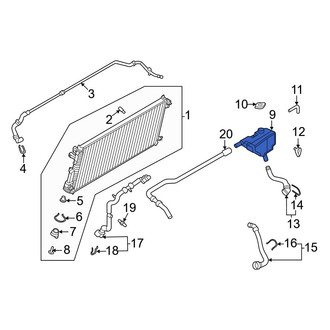 Ford OE - Engine Coolant Reservoir