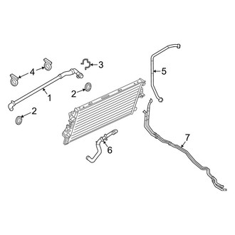 Ford OE - Cooling - Intercooler (Hoses & Pipes), (Crew Cab 6.7L)