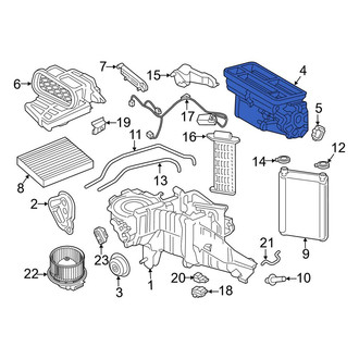 Ford OE - HVAC Air Inlet Housing