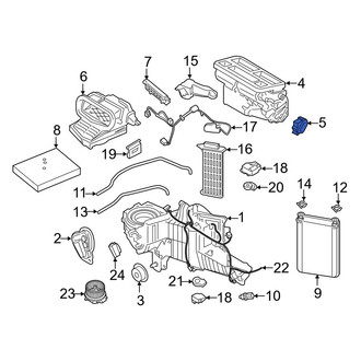 Ford OE - HVAC Defrost Mode Door Actuator