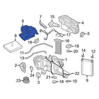 Ford OE - HVAC Air Inlet Housing