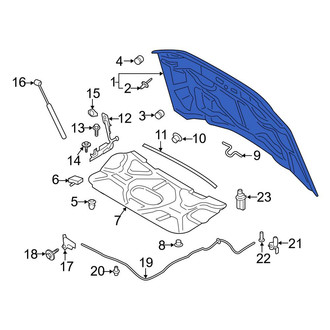 Ford OE - Front Hood Panel