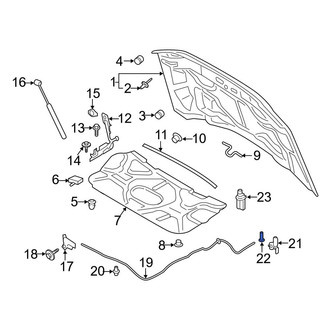 Ford OE - Door Latch Screw