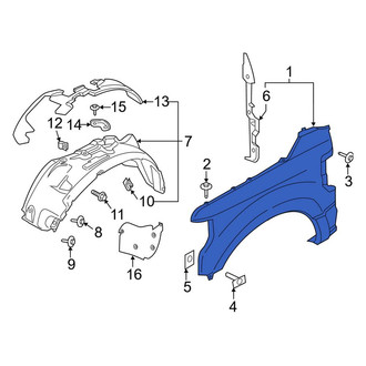 Ford OE - Rear Right Fender