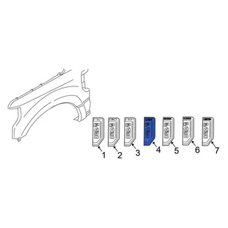Ford OE - Front Left Fender Emblem