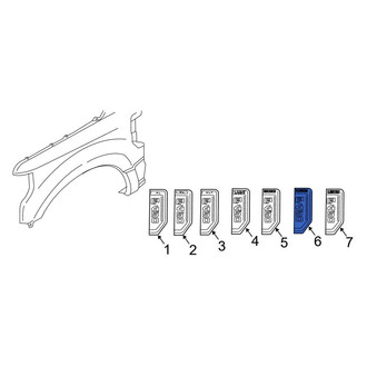 Ford OE - Front Left Fender Emblem
