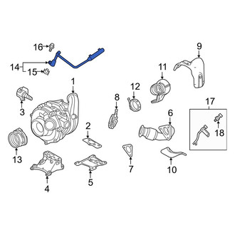 Ford OE - Turbocharger Coolant Line