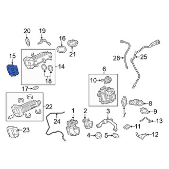 Ford OE - Front Exhaust Gas Recirculation (EGR) Cooler Gasket