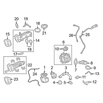 Ford OE - Emission System - Emission Components (EGR Valve & Cooler)