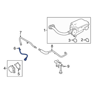 Ford OE - Brake Vacuum Hose