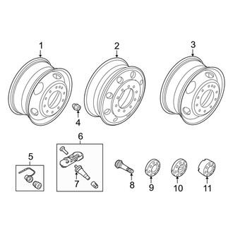 Ford OE - Wheels (19.5"), (Crew Cab)