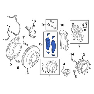 Ford OE - Front Disc Brake Pad Set